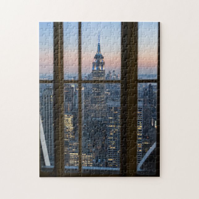 NYC Empire state Byggande Puzzle Pussel (Vertikal)