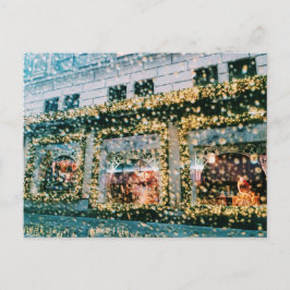 NYC-färgat glittery-mousserande liggande foto Vykort