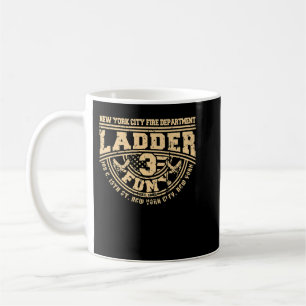 NYC Fire Department Station Ladder 3 New York Fire Kaffemugg