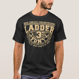 NYC Fire Department Station Ladder 3 New York Fire T Shirt