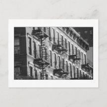 NYC Fire Escapes-vykort