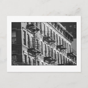 NYC Fire Escapes-vykort Vykort