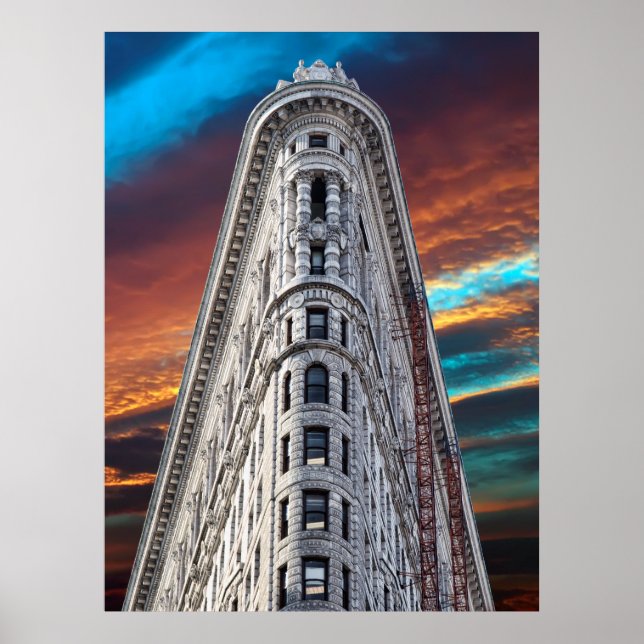 NYC FLATIRON-SKYSCRAPER POSTER (Framsidan)