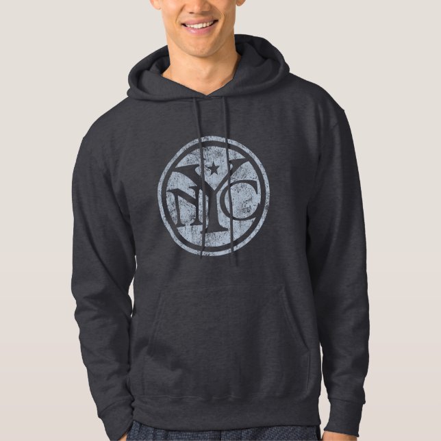 NYC för åldrasens inmatning Hoodie (Framsida)