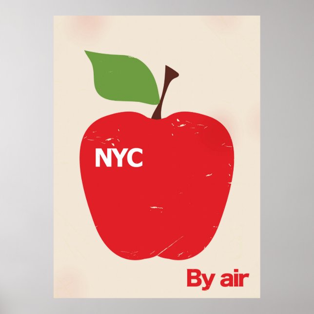 NYC från luften Poster (Framsidan)