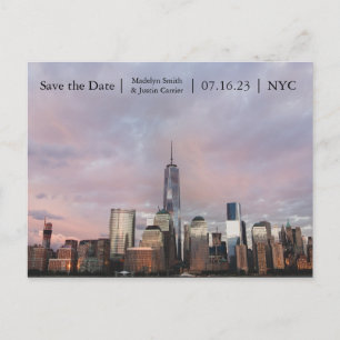 NYC Freedom Torn Photo - Spara datumpostkortet Meddelande Vykort
