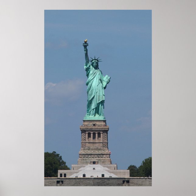 NYC-Frihetsgudinnan | Vackert färgfoto Poster (Framsidan)