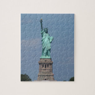 NYC-Frihetsgudinnan Vackert färgfoto Pussel