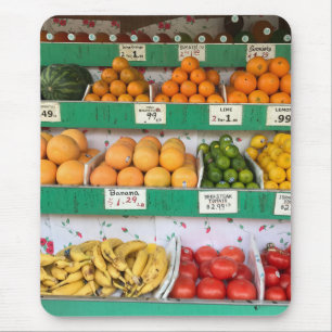 NYC Fruit stand Sidepromenad Livsmedel New York Ci Musmatta