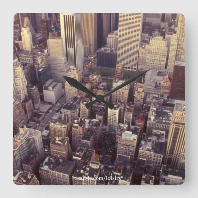 NYC FYRKANTIG KLOCKA (Framsida)