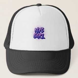 NYC Girl Graffiti Stil Keps