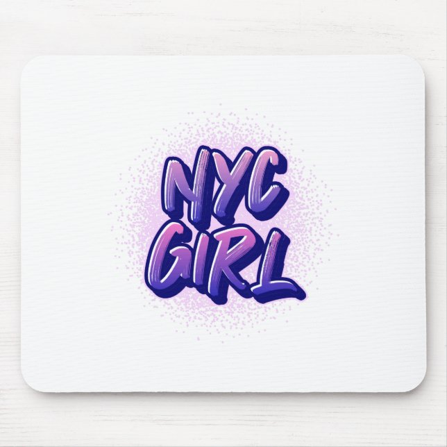 NYC Girl Graffiti Stil Musmatta (Framsidan)