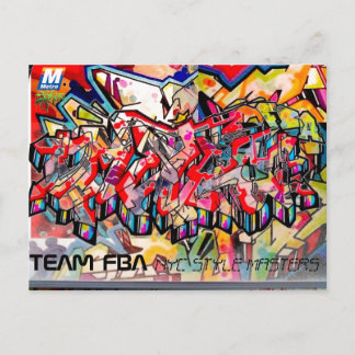 NYC GRAFFITI POSTKORT VYKORT