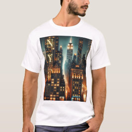NYC-grafik T-Shirt - Ikonisk New York City Design