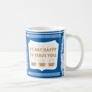 NYC Grekiska Middag-kaffe Mugg
