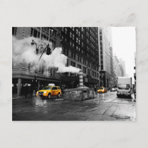 NYC Gult Cab Vykort