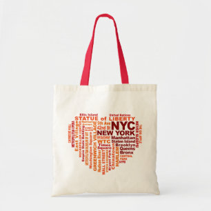 NYC hänger lös - välj stil & färga Tygkasse
