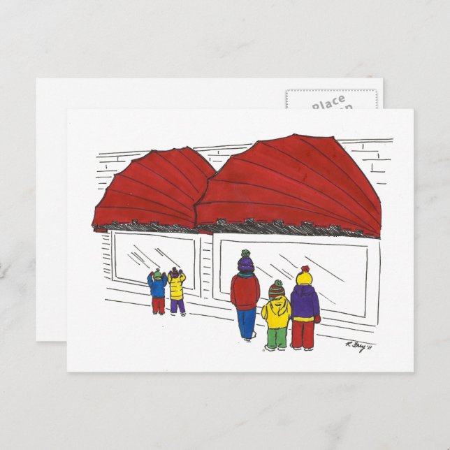 NYC-Helgdag för Windows New York City Helg Vykort (Fram/baksida)