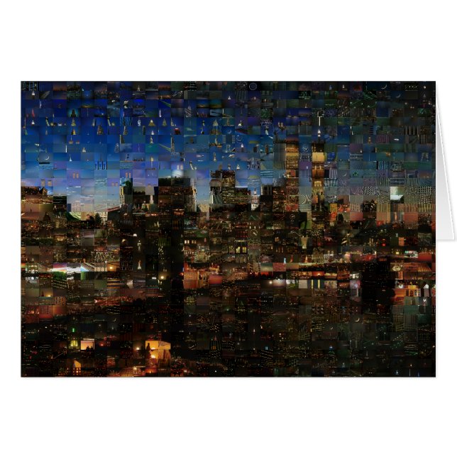NYC-horisont Hälsningskort (Framsidan Horizontal)