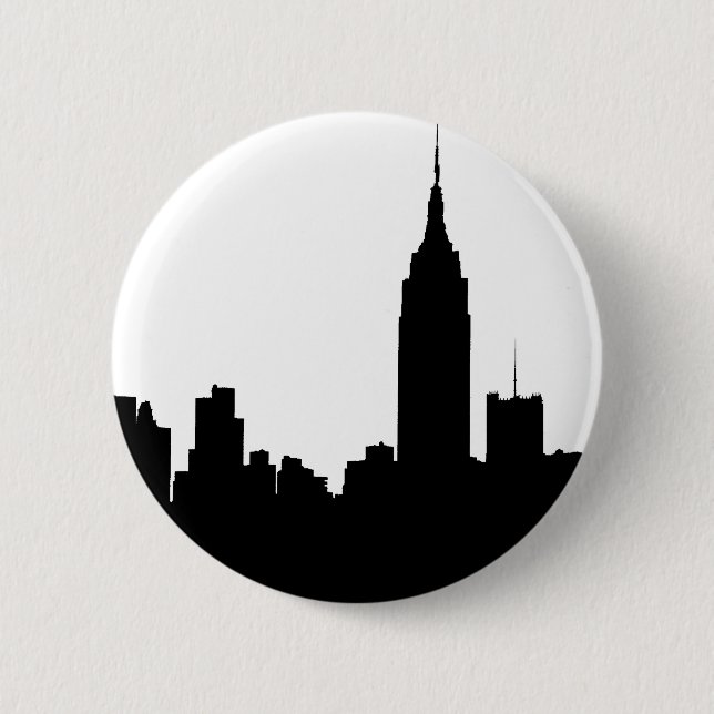 NYC-horisontSilhouette, empire state Bldg #1 Knapp (Framsida)