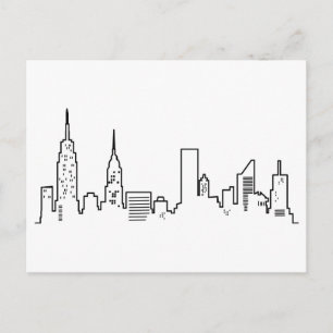NYC-horisontvykort Vykort