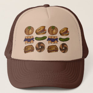 NYC Jewish Deli Bagel Knish Blintz Reuben Pickle Keps