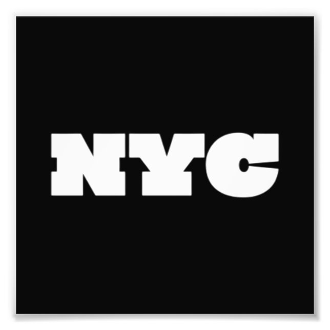 NYC Klassiker Fototryck (Framsidan)