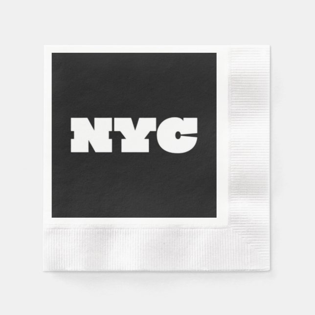 NYC Klassiker Pappersservett (Framsidan)