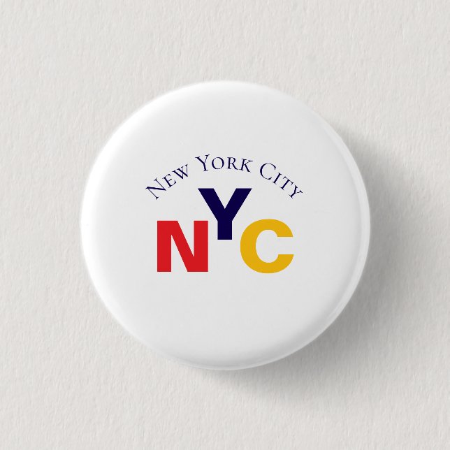 NYC-knapp - Classic New York City Souvenir Knapp (Framsida)