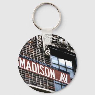 NYC Madison Ave Nyckelring