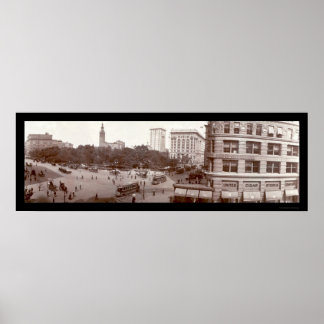NYC Madison Square Photo 1907 Poster