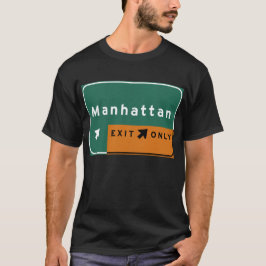NYC Manhattan går ut den Interstate T-shirt