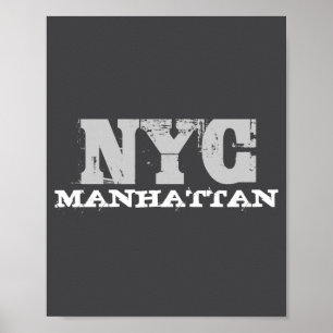 Nyc Manhattan Kreativ New York City Mall Poster