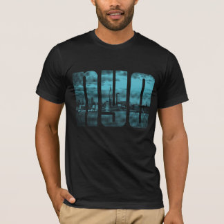 NYC med Skyline T Shirt