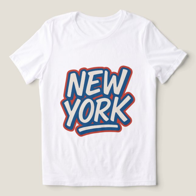 NYC-mentalstaten - Women's Street Chic Tee (Design Framsida)