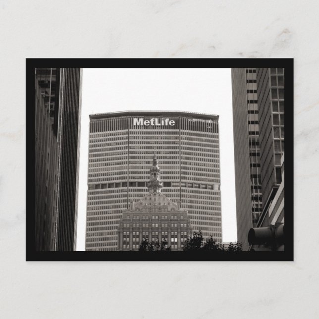 NYC MetLife Vykort (Framsida)