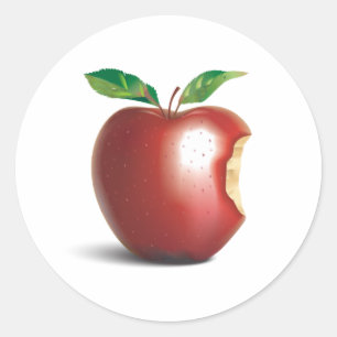 NYC New York City Apple Runt Klistermärke