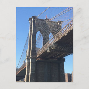 NYC New York City Brooklyn Bridge-vykort Vykort