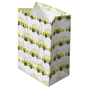 NYC New York City Checkated Gult Taxi Cab