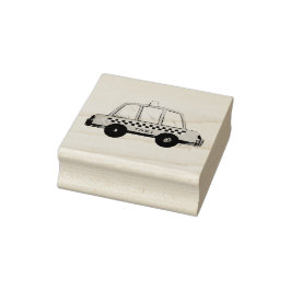 NYC New York City Gult Taxi Cab Frimärke Stämpel