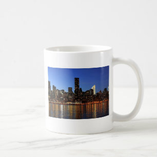 NYC New York City Manhattan Night Kaffemugg