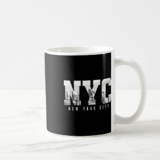 Nyc New York City Ny Skyline Usa America Vintage S Kaffemugg