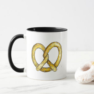 NYC New York City Salty Soft Pretzel Foodie Mugg