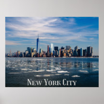 NYC - New York City Skyline | Vackert stort äpple