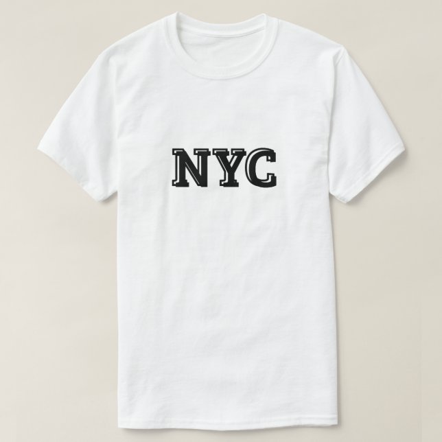 Nyc - New York City T Shirt (Design framsida)