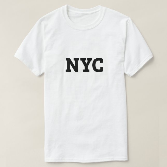Nyc - New York City T Shirt (Design framsida)