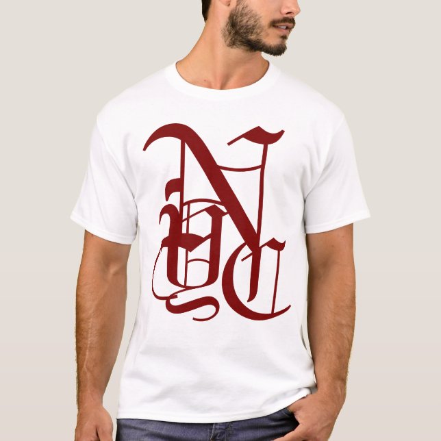 NYC (New York City) T Shirt (Framsida)