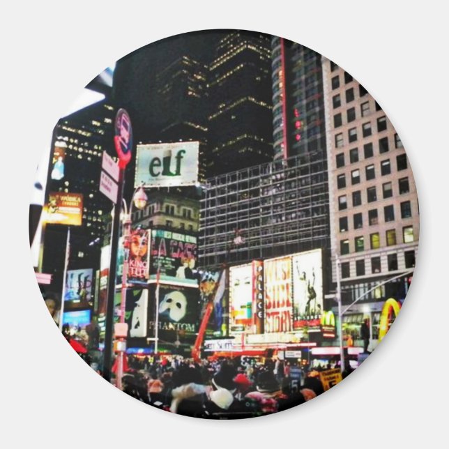NYC New York City Times Square Magnet (Framsidan)