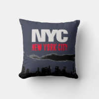 NYC New York City USA Retro Vintage Navy Blue