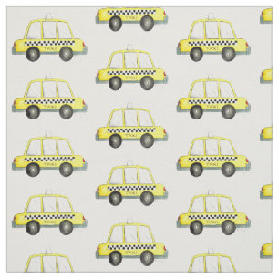 NYC New York Gult Taxi Cabbie Checkered Cab Tyg